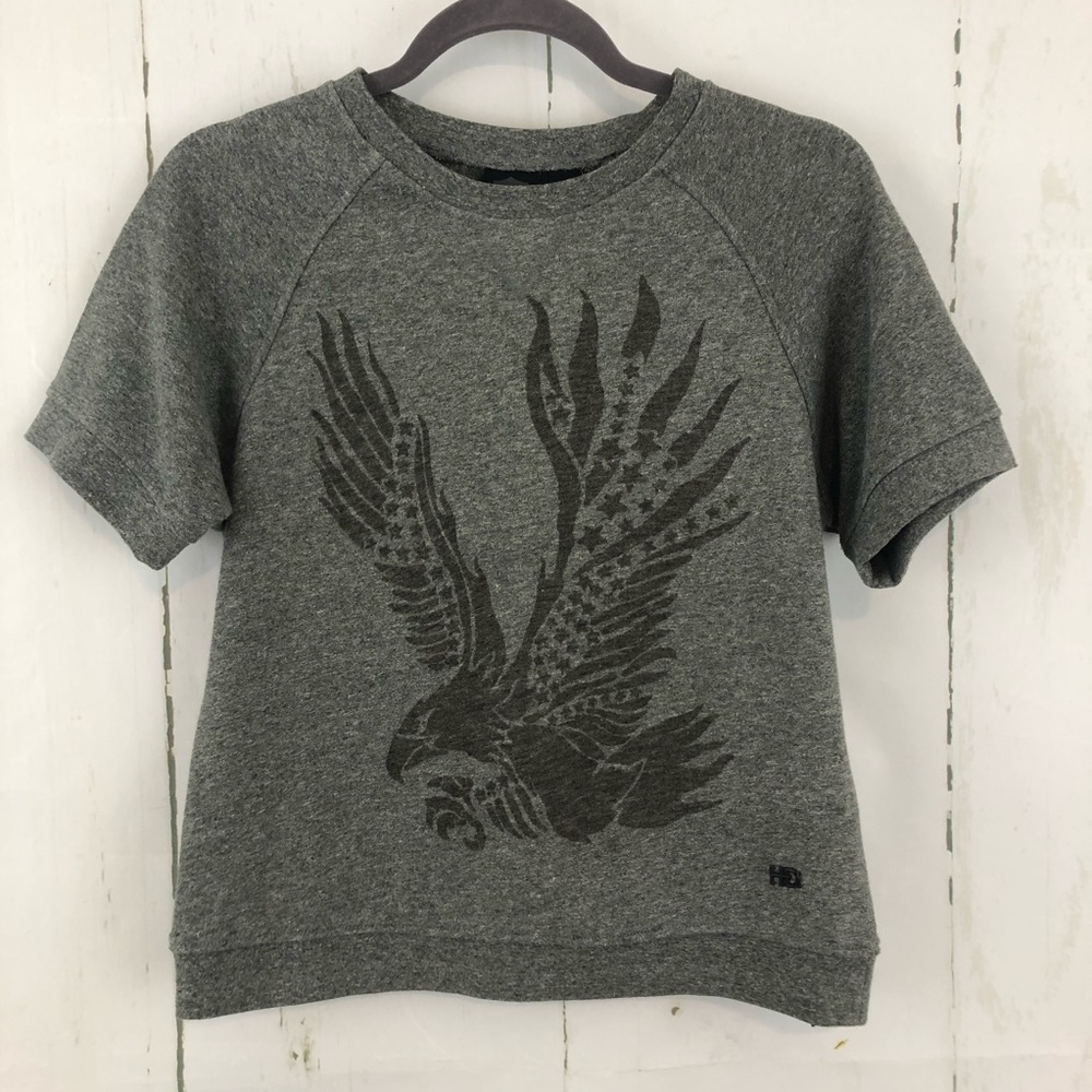 Harley Davidson sweatshirt top with eagle